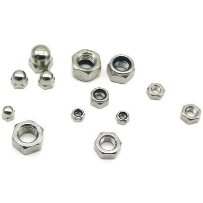 Different Types Nuts DIN934 A2 A4 SS304 SS316 Hex Head Flange Nut M6 M8 M10nuts