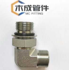 Carbon Steel Hydraulic Swivel Elbow Coupling Tube Connector Pipe Fitting Names and Parts