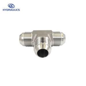 China Hydraulic Fitting Stainless Steel Male Jic Tee Pipe Fitting/ Adapter