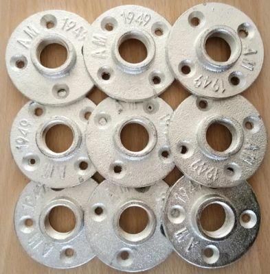 Made in China Galvanized Pipe NPT Threaded Floor Flange for Open Shelving
