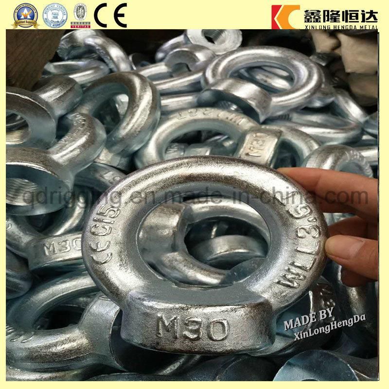 Forged Galvanized DIN582 Lifting Eye Nuts M6-M64