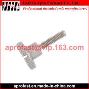 DIN 465 Slotted Knurled Thumb Screw with Low Profile