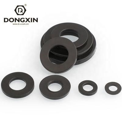 Black Coating Construction Machinery and Equipment High Strength Plain Washers Gasket, Flat Washer