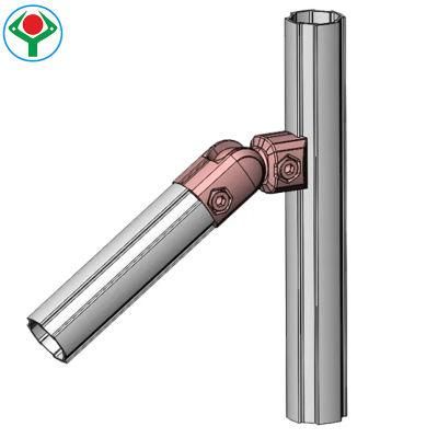 Coupling Aluminum Pipe Aluminum Tube Pipe Fitting for Lean Production Building Kit System Low Cost Intelligent Automation