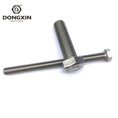 M2 M4 Hex Screw Bolt Factory Wholesale Stainless Steel DIN933 Hex Bolts
