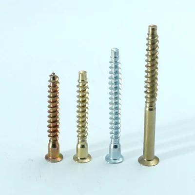 Steel Zinc Plated Hex Socket Head Furniture Connecting Screw Confirmat Screw