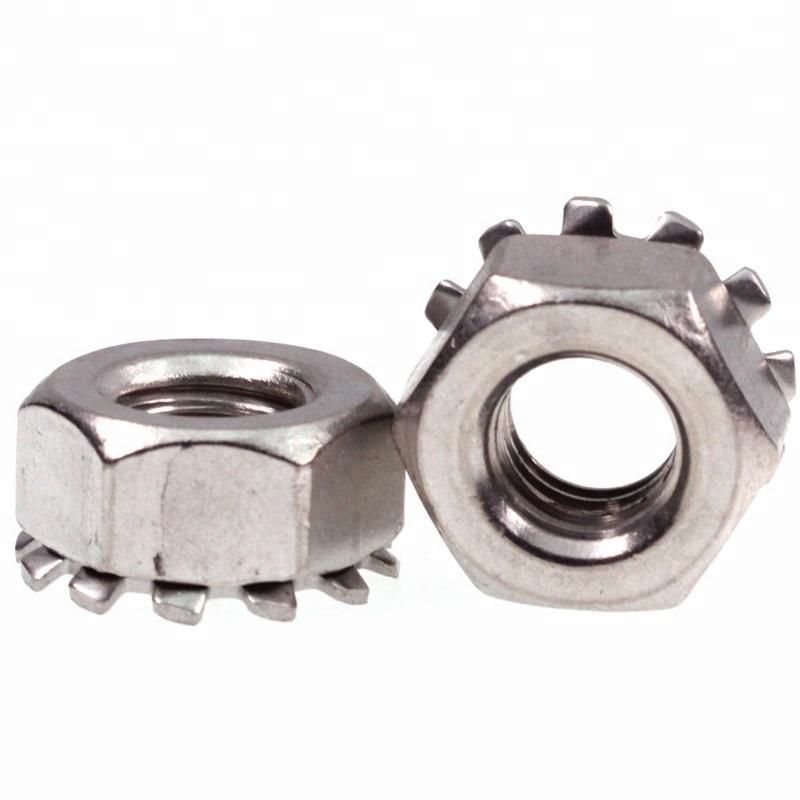 Stainless Steel 304 Hexagon K-Lock Nuts