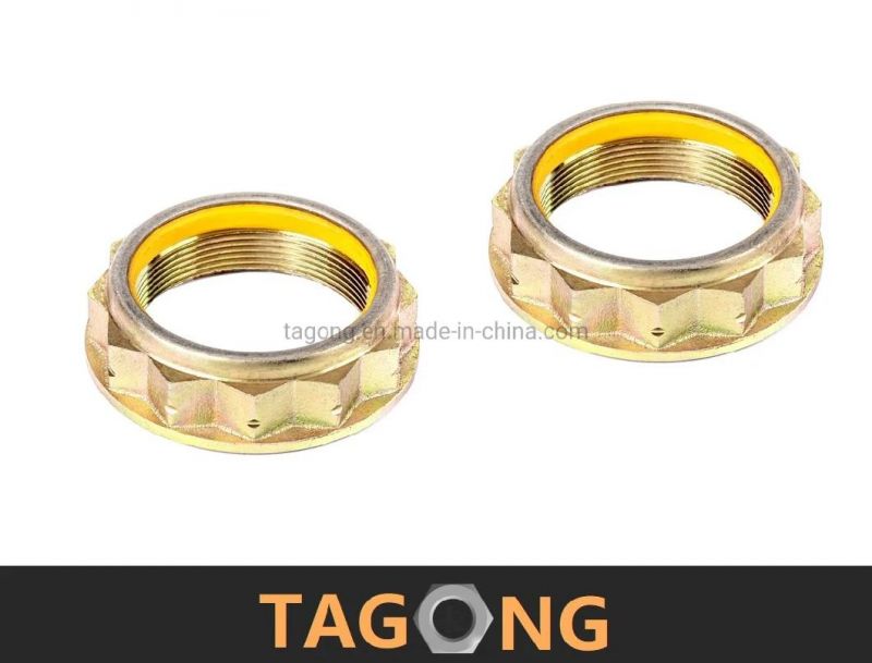 Wheel Nuts Nylone Inserut 12 Spline Flange Nuts