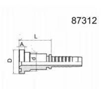 SAE Flange 3000 Psi Hydraulic Flange Hydraulic Hose Flange