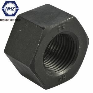 High Strength Carbon Steel Heavy Hex Nuts ASTM A194-2h Black Finish