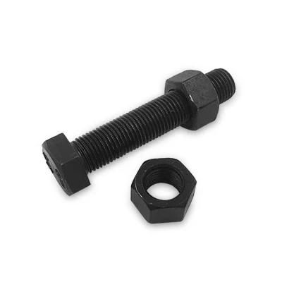 Combination Screw Bolts Fasteners Black OEM Nylon PA6 Hex Head Bolt and Nuts