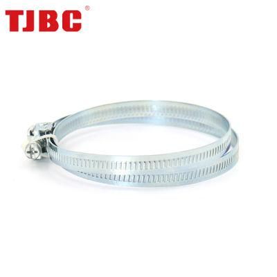 Zinc Plated Steel Quick Release and Lock Hose Clamp with French Design for Exhaust Pipe, Ventilation Pipe Fastener Hardware, 25--125mm