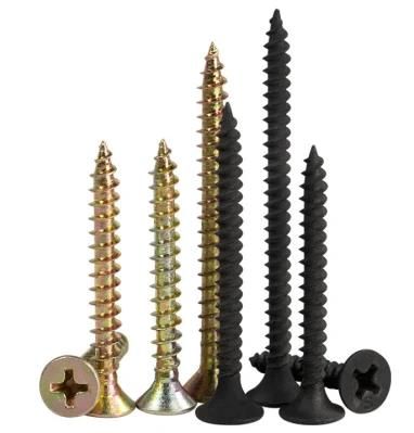 Good Price Carbon Steel Cross Head Phosphated Black Phillip Bugle Head Drive Coarse Thread C1022 Drywall Screw