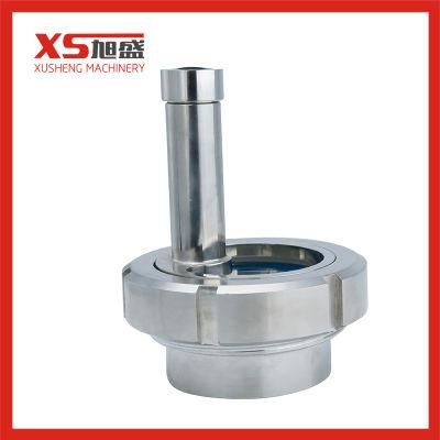 Food Processing AISI304 Stainless Steel Sight Glass with LED Light