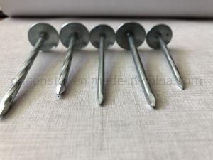 Galvanized Umbrella Roofing 2.5&quot; Umbrella Head Roofing Nails