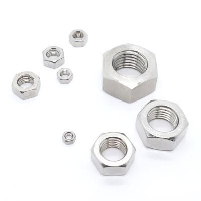 Custom DIN934 Hexagonal Nut Stainless Steel 304 Hex Nut China Hex Nut