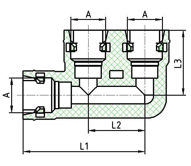 Auto SAE J844 Pneumatic F Type Quick Connector Coupling