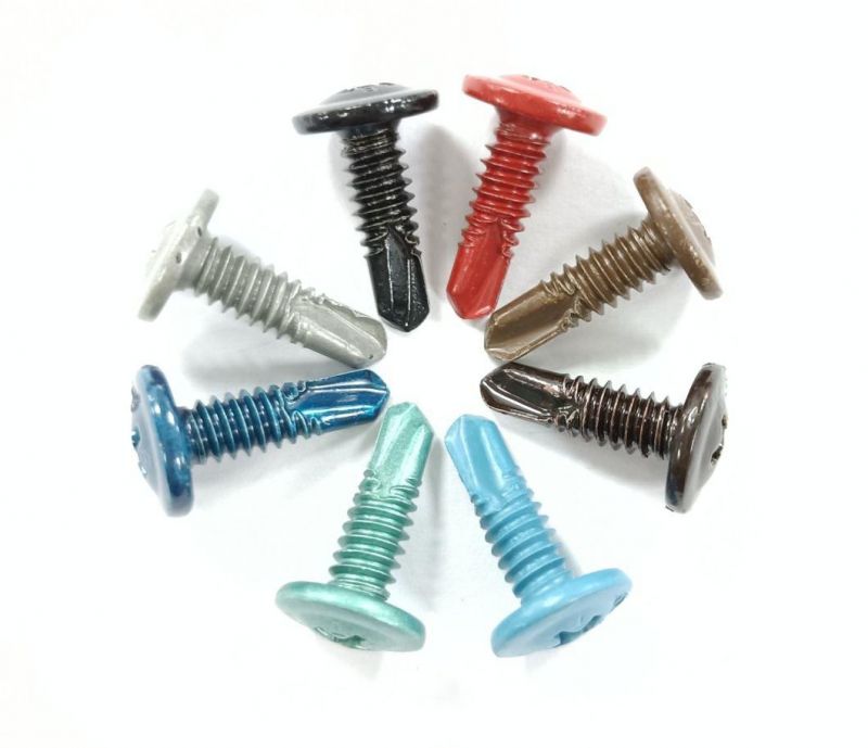 Truss Head Phillips Self Drilling Screw with Colorful Ruspert Used for Light Steel Structure