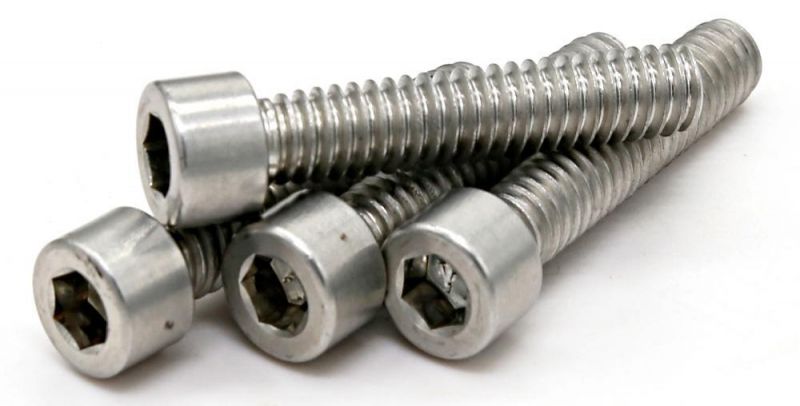 Round SS304 SS316 M8 M16*100mm Hex Socket Bolt