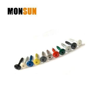 Head Painted Various Colors Carbon Steel Galvanized Self-Tapping Screws