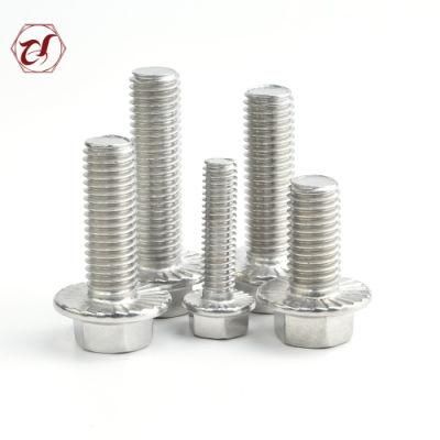 Full Thread Stainless Steel DIN6921 Hexagon Flange Bolt