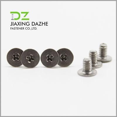 Stainless Steel Screw Manufacturer Flat Screw Machine Screw Mini Screw