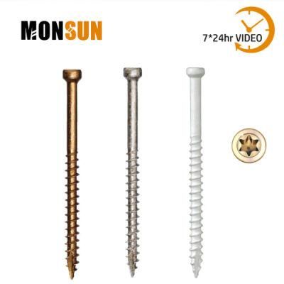 Serrated Thread Cutting Point Trim Head Star Drive Deck Screws