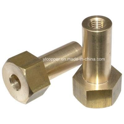 Precision Brass Female Thread Connector Coupling Fitting