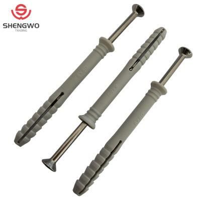 Countersunk Head Self Tapping Screw Nylon Plug Anchor