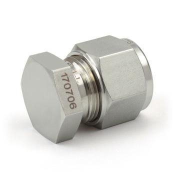 Hikelok ISO 9001 Stainless Steel Tube Fittings Compssion Od Cap