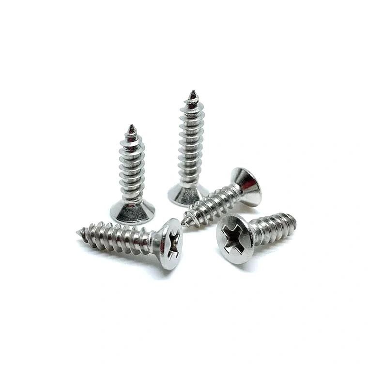 White Color Flat Head Self Tapping Screws Chipboard Screws Wholesale