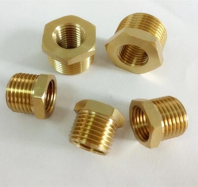 Brass Reducing Female / Male Threaded Adaptor for Hasco Mold Parts