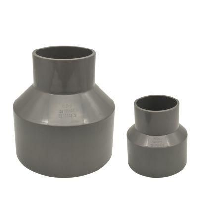 Factory High Quality PVC Pipe Fittings-Pn10 Standard Plastic Pipe Fitting Reducer for Water Supply
