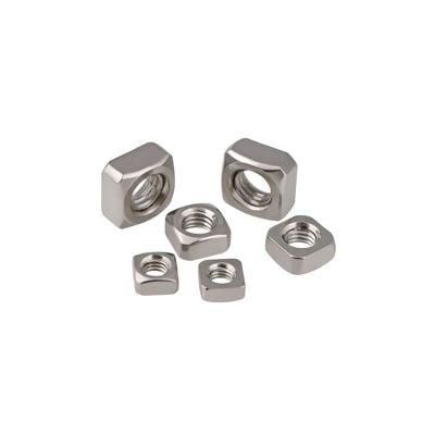 Stainless Steel 304/316 Square Nut/Hex Nut/Flange Nut/Heavy Hex Nut/Hex Cap Nut/Round Nut/Slotted Nut/Lock Nut
