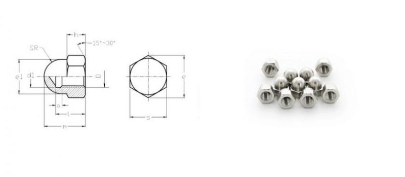 GB/T 923-1988 Titanium Acorn Nuts