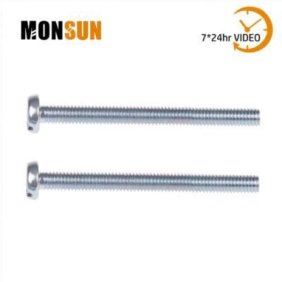 DIN 85 Pan Head Slotted Bzp C1022 Machine Screws