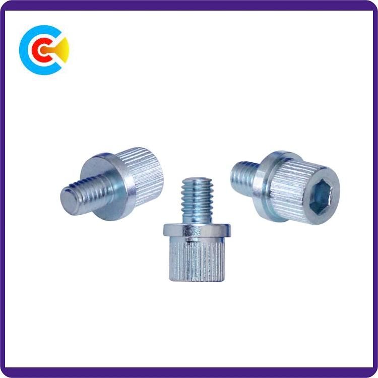 DIN/ANSI/BS/JIS Carbon-Steel/Stainless-Steel Inner Hexagon Knurled with Screws for Building Railway