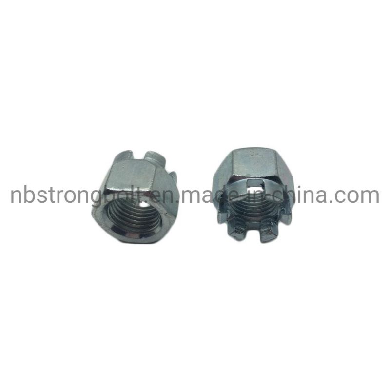 DIN935 Hex Slotted Nut Fastener