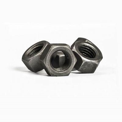 ASTM A563 Grade C Black Oxide Steel Heavy Hex Nut