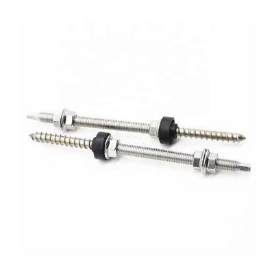 5/16-18 Unc Stainless Steel Hanger Bolt 304 316 Stainless Steel Hex Bolt