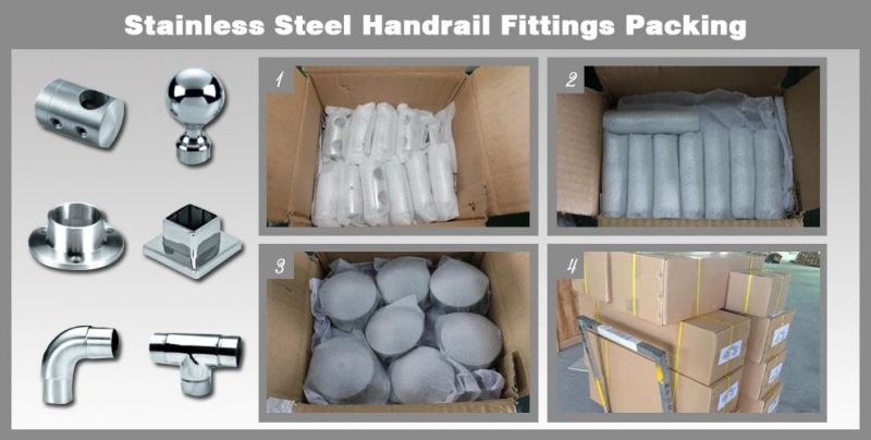 Stainless Steel 304 Stair Hinge Glass Standoff for Glass Railing