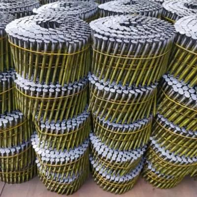 15 Degree 2-1/4inch X 0.099 Inch Galvanized Wire Collated Coil Nails