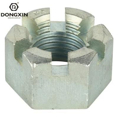 China Manufacturer Wholesale Castle Nuts Hex Slotted Nut with DIN935 Standard