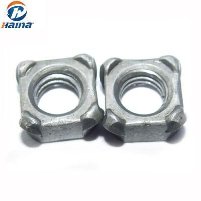 Grade4.8 Carbon Steel Zinc Plated DIN928 Square Weld Nut