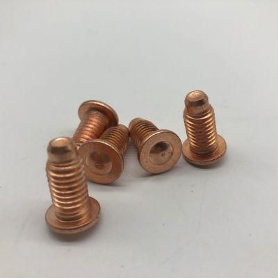 Round Head Weld Screw Copper Plating Weld Stud