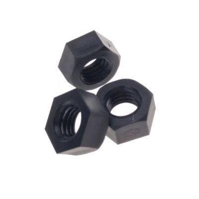 M3 Black Nylon Hex Nuts PA 66 Standard Fastener DIN 934 for Bolt Screws
