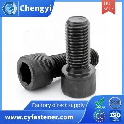 Black Oxide Full Threaded Half Threaded Grade 8.8 10.9 12.9 DIN912 Hex Socket Screw Allen Bolts