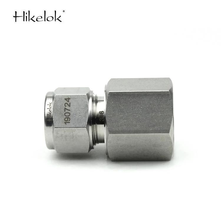 Hikelok Female 1/16 in to 2 Inch NPT Thread Swagelok Type Tube Fittings Female Connector