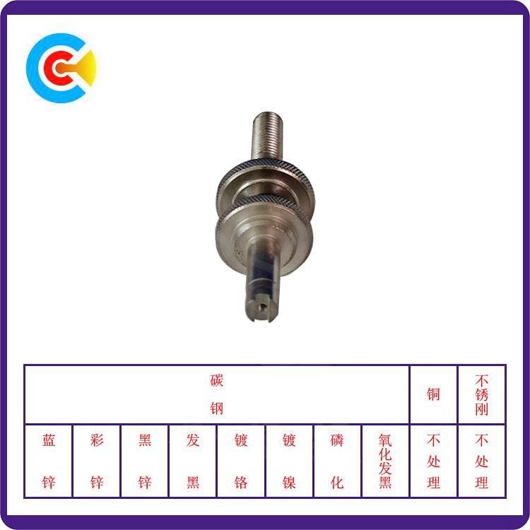 Carbon Steel 4.8/8.8/10.9 Galvanized Non-Standard Knurled Screw Nut for Building/Bridge/Railway/Machine
