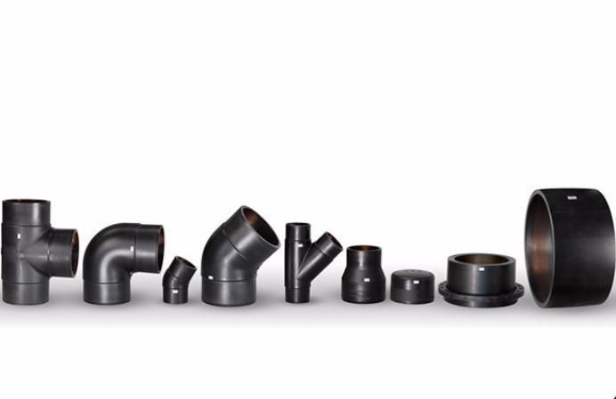 DN40--110mm Black HDPE Flange Adaptor Pipe Fittings Stub End